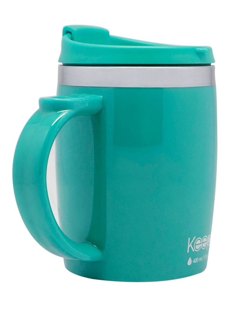 Mug Termo Col 400 ml Celeste-1