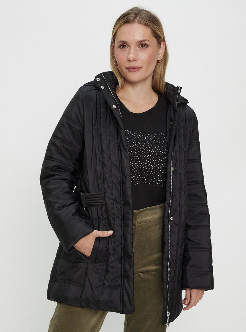 Parka Con Gorro Desmontable