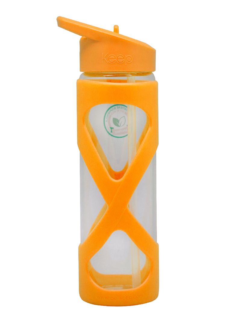 Botella Vidrio Amarillo-0