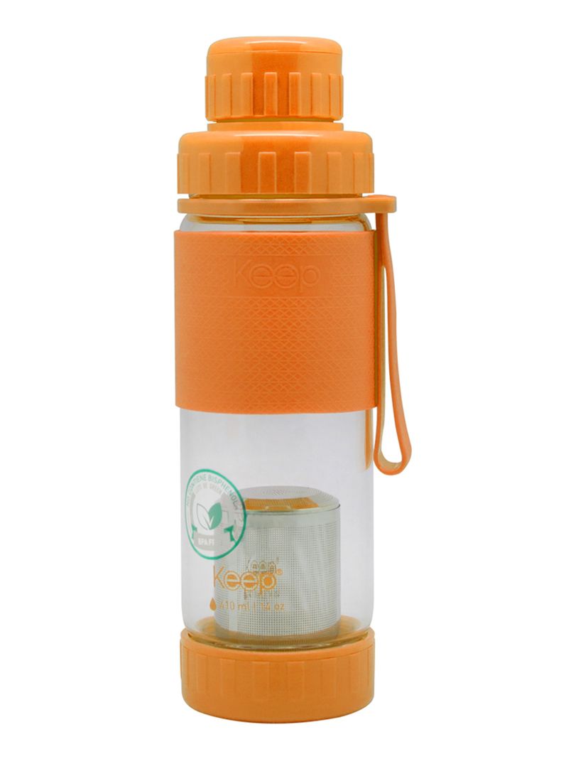 Botella Te Vidrio 410 ml Amarillo-0