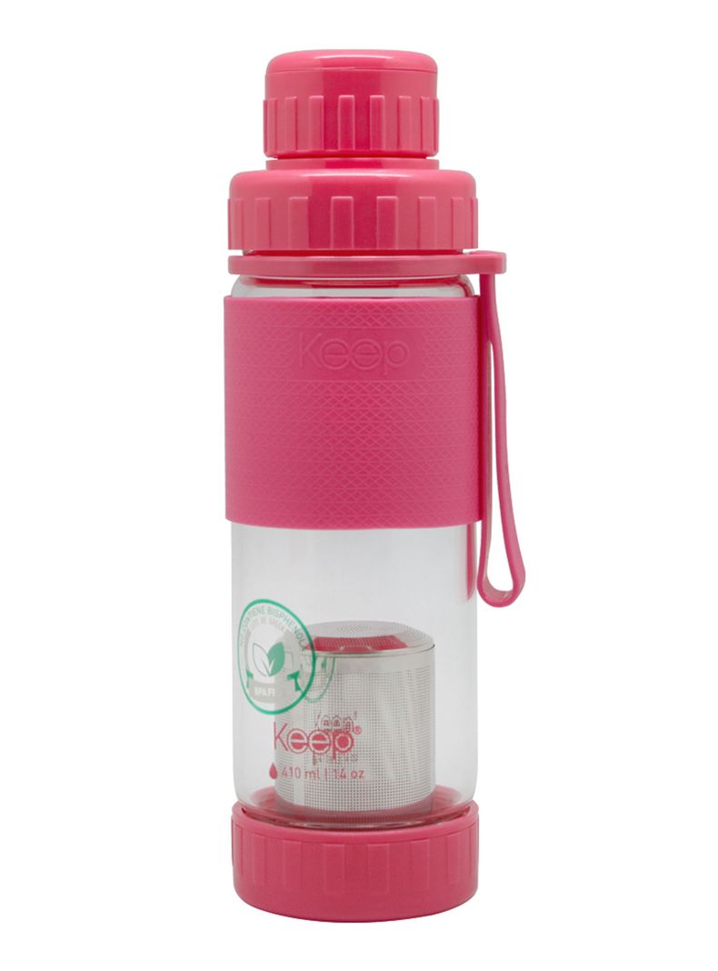 Botella Te Vidrio Rosado-0