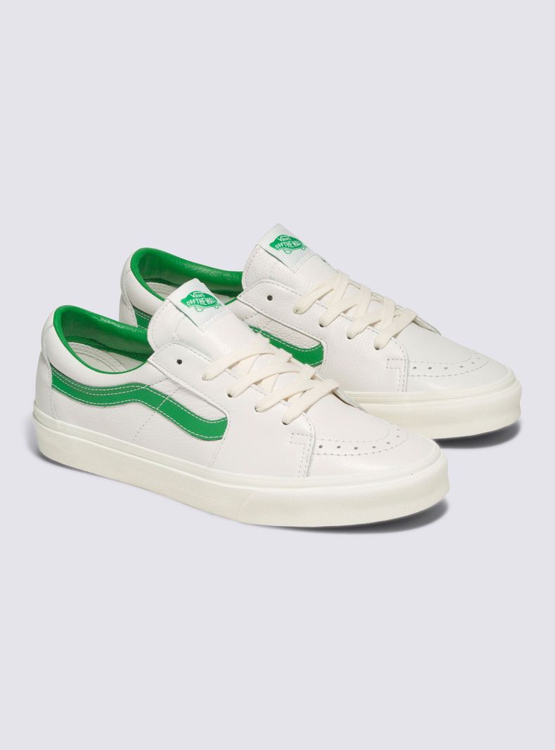 Zapatilla Urbana White Cuero Hombre Sk8-Low-1