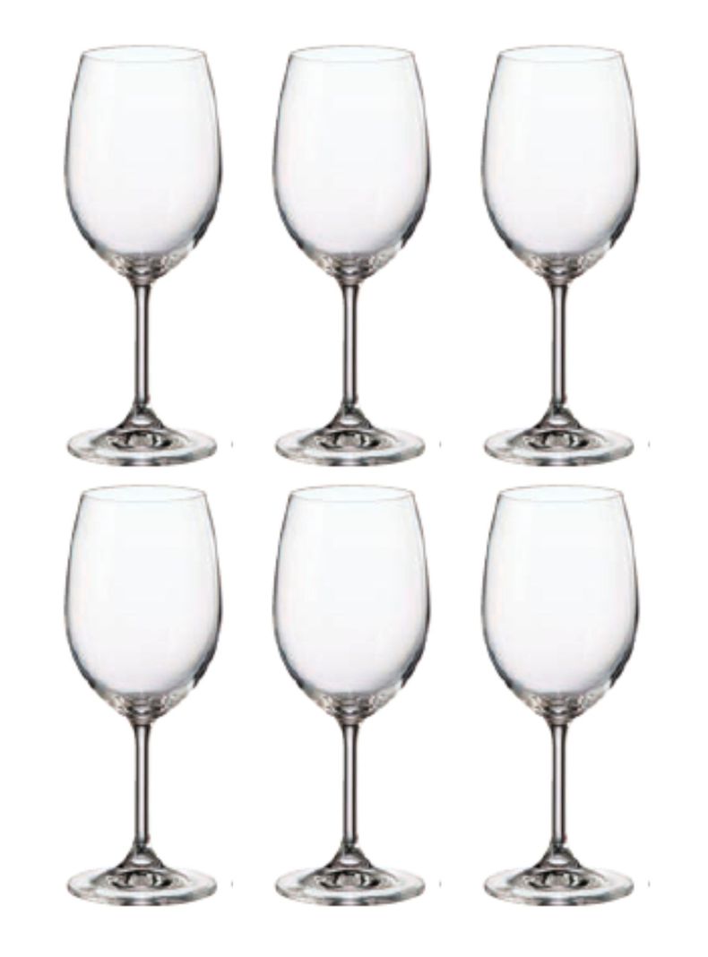 Set 6 Copas Cristal Vino Blanco Bruna 350 ml-0