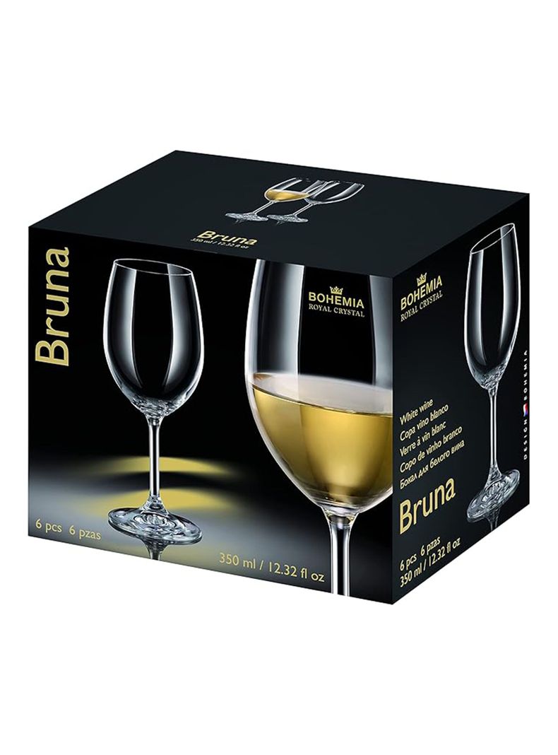 Set 6 Copas Cristal Vino Blanco Bruna 350 ml-1