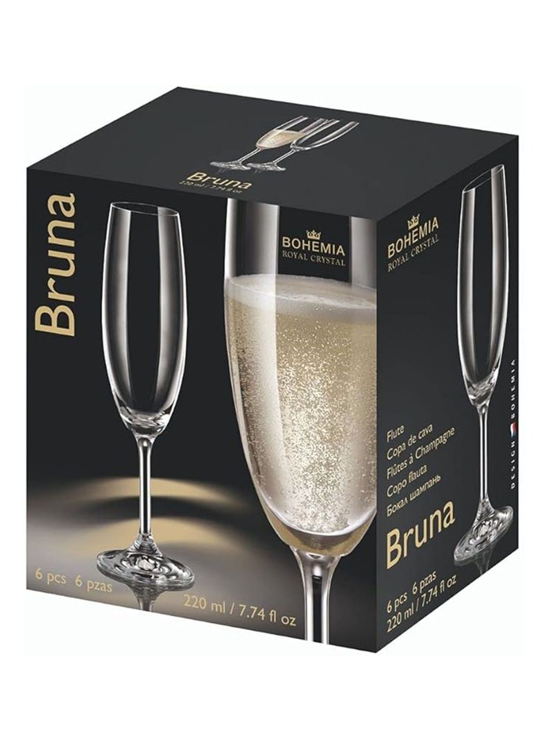 Set 6 Copas Cristal Champagne 220 ml-1