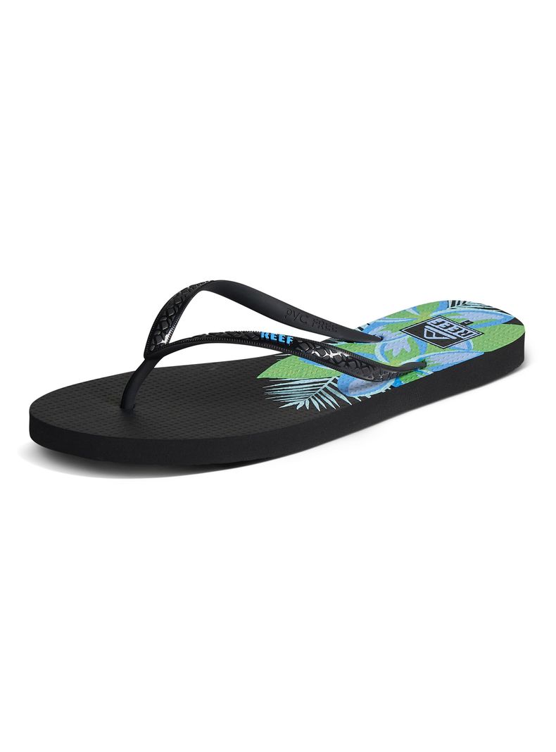 Sandalia Estampado con Hojas Seaside Prints Mujer-1