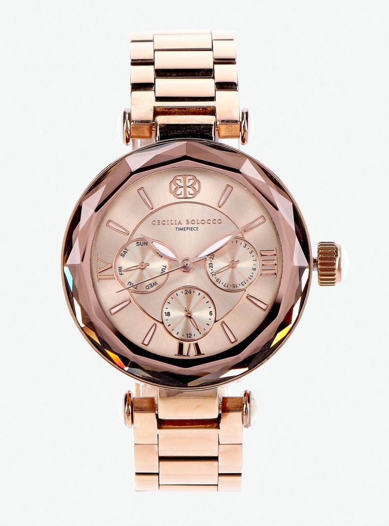 Reloj de Metal Análogo Cb