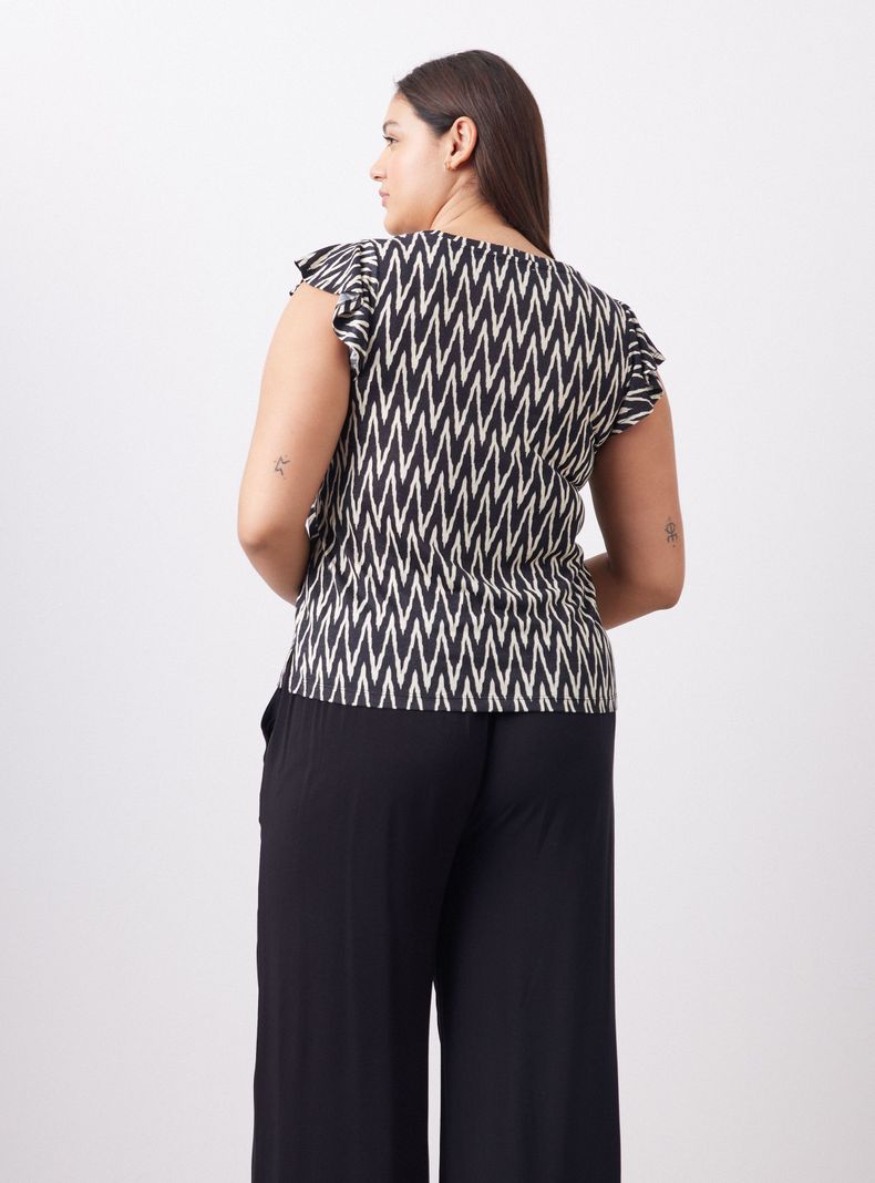 Polera Manga Vuelito Full Estampada-1