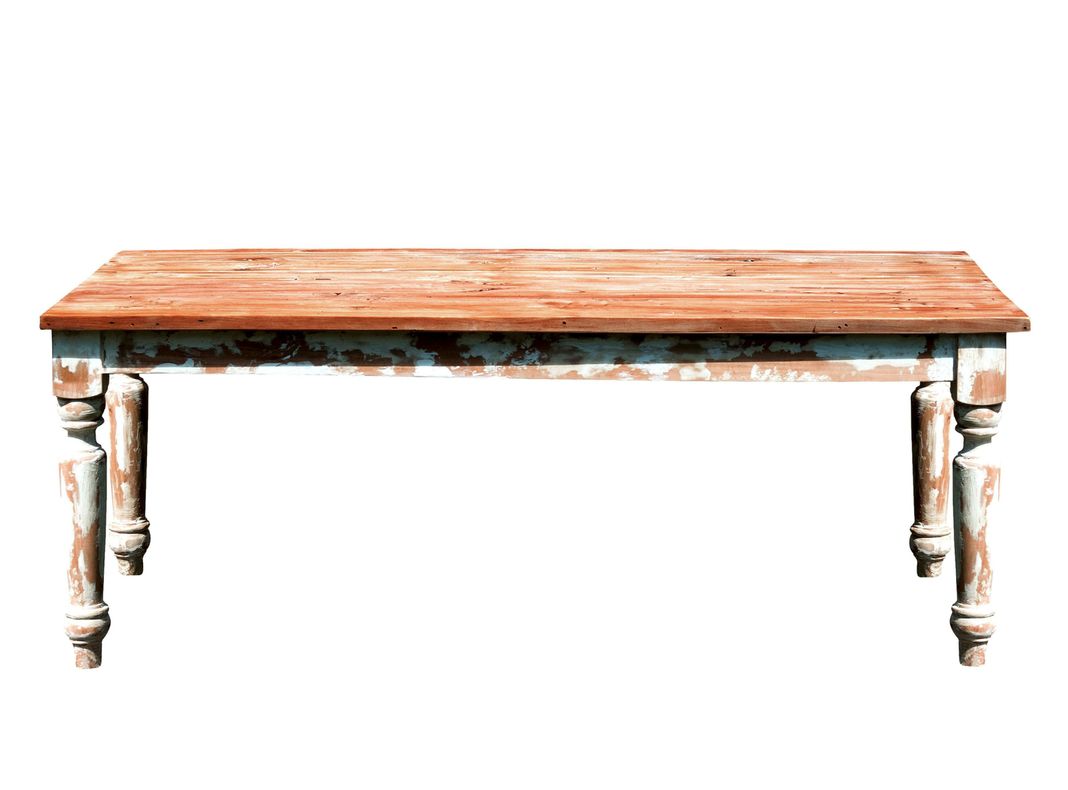 Mesa Comedor Campestre Madera Vintage 215 x 100 cm-0