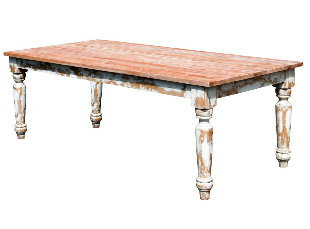 Mesa Comedor Campestre Madera Vintage 215 x 100 cm-1
