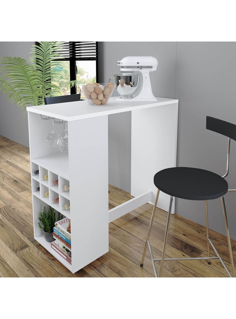 Mueble de Cocina Isla Blanco-3