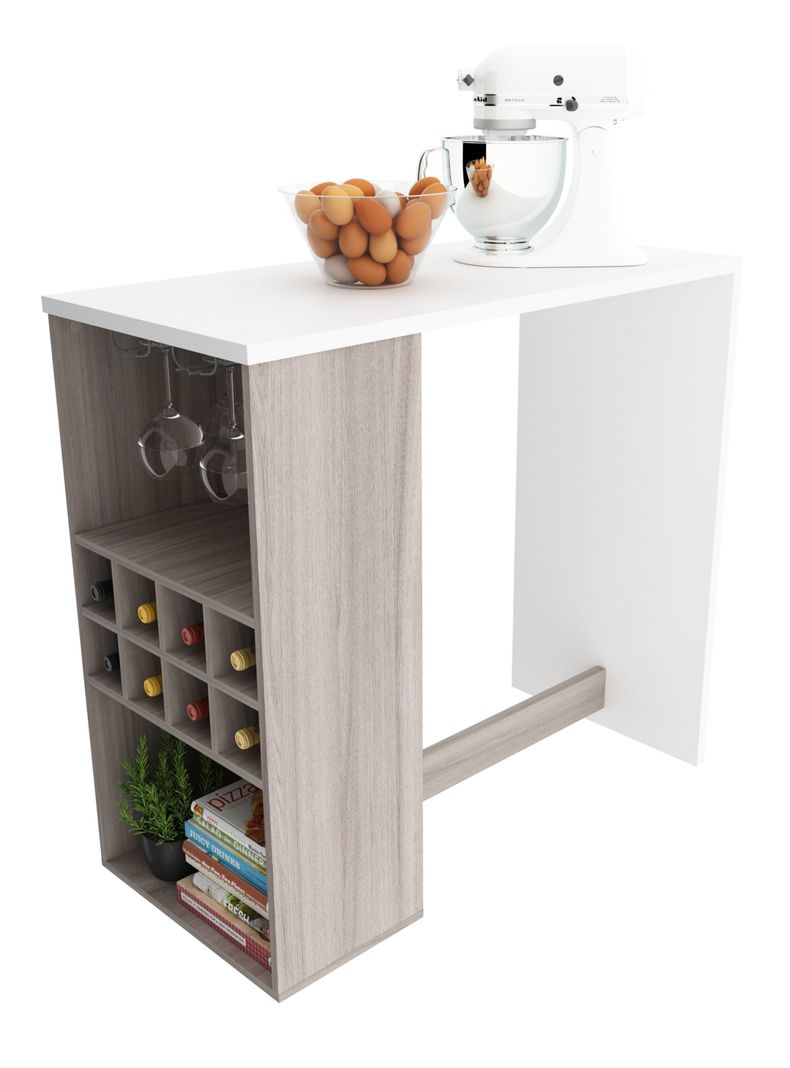 Mueble de Cocina Isla Gris-2