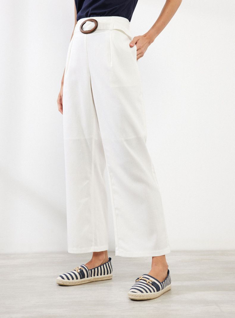 Pantalón Lino con Cinturón