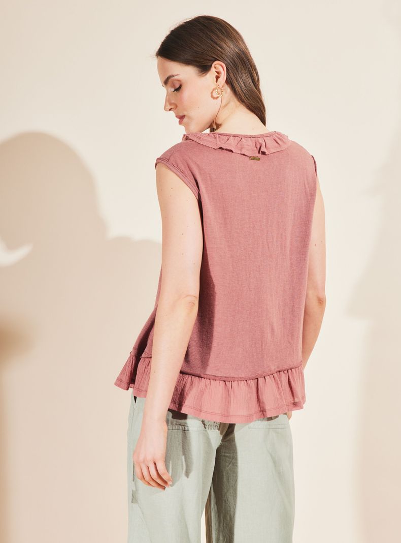 Polera con Vuelo Escote-1