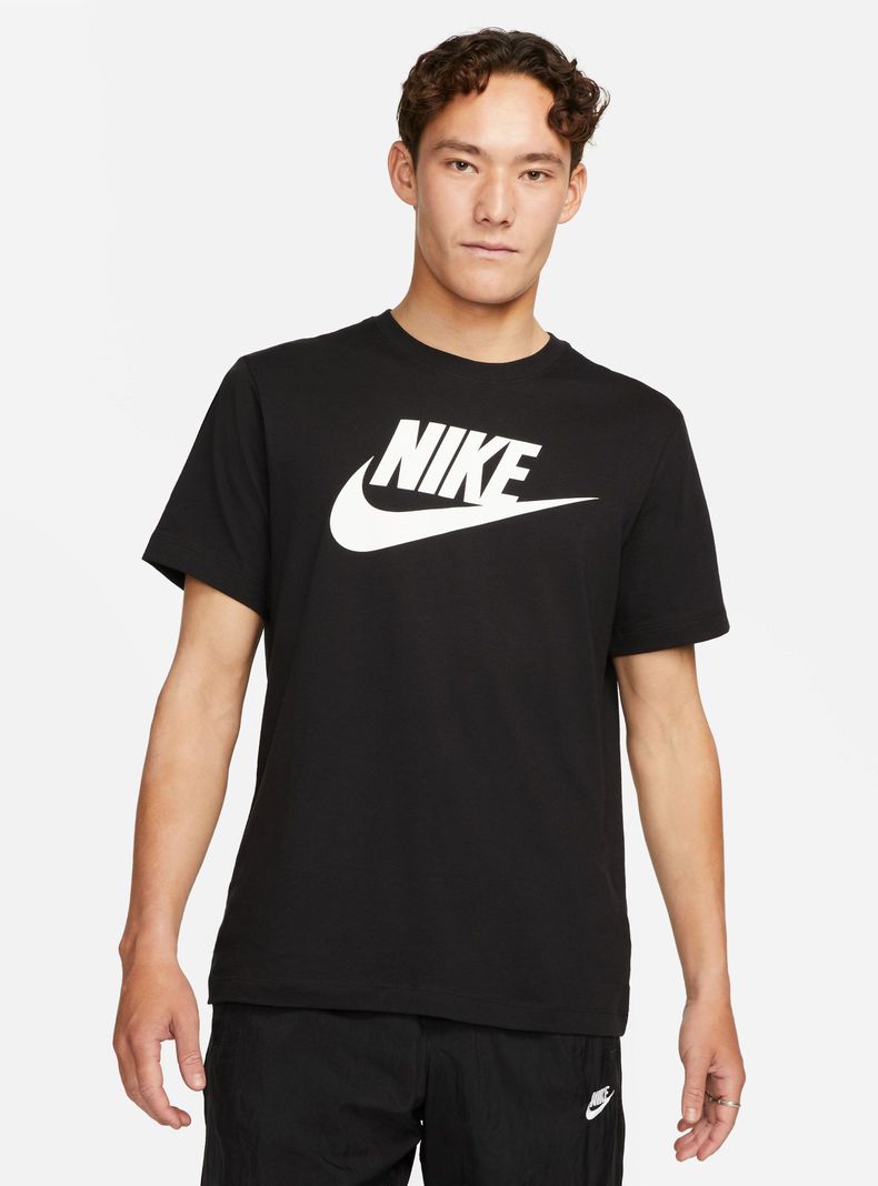 Nike Hombre Poleras De Tenis Nike Polera Nike Sportswear Negra Hombre
