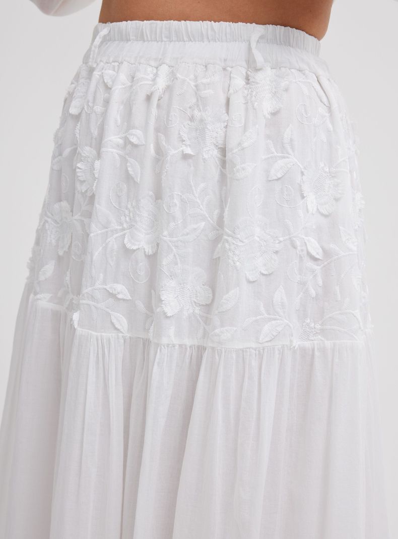 Falda Canesú en Jacquard Hecha en Italia-2