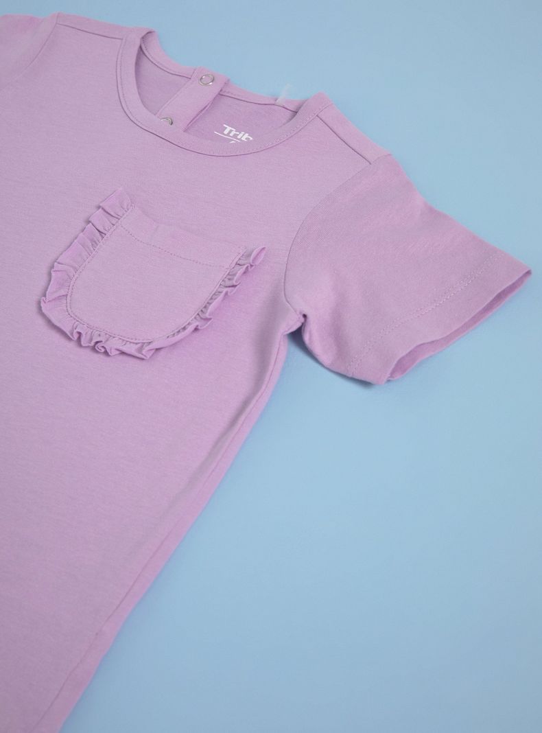 Polera con Bolsillo con Vuelos Broderie-2