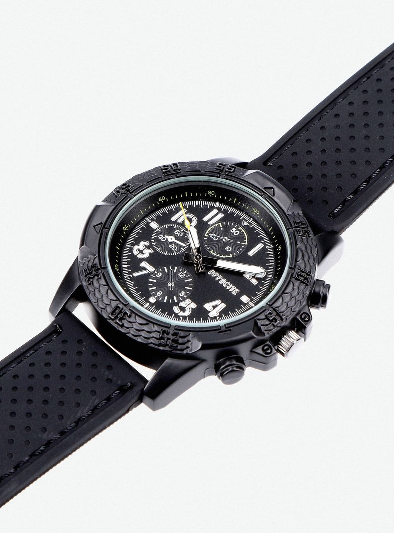 Reloj Análogo Hombre Negro-3