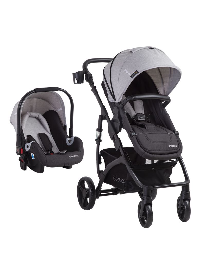 Coche Travel System Explorer Lx Gris Bebesit-0