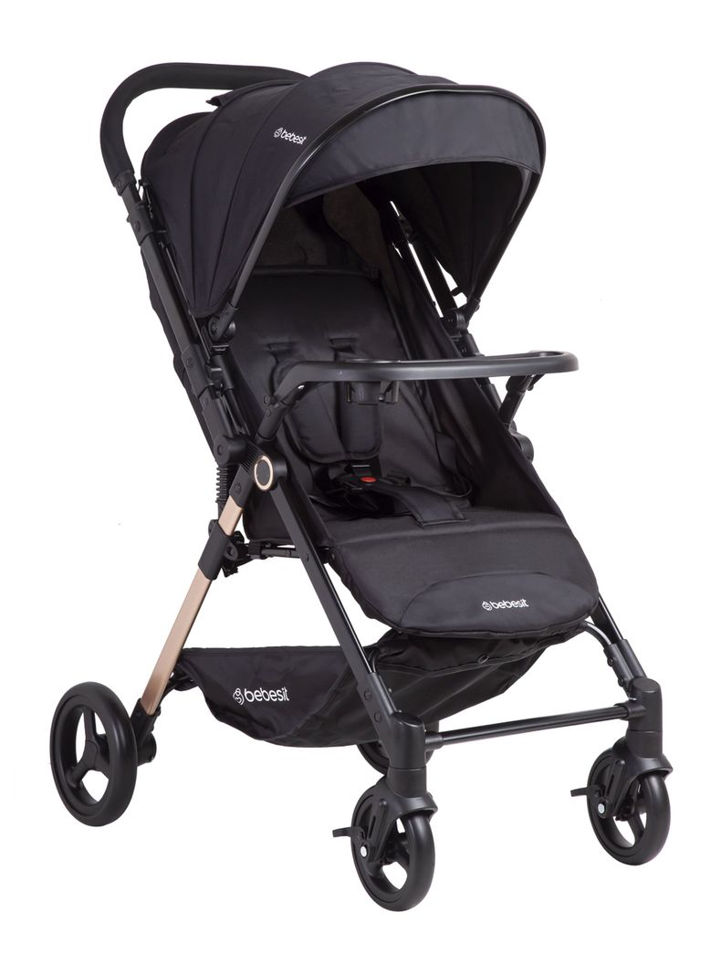 Coche Paseo City Negro Bebesit-0
