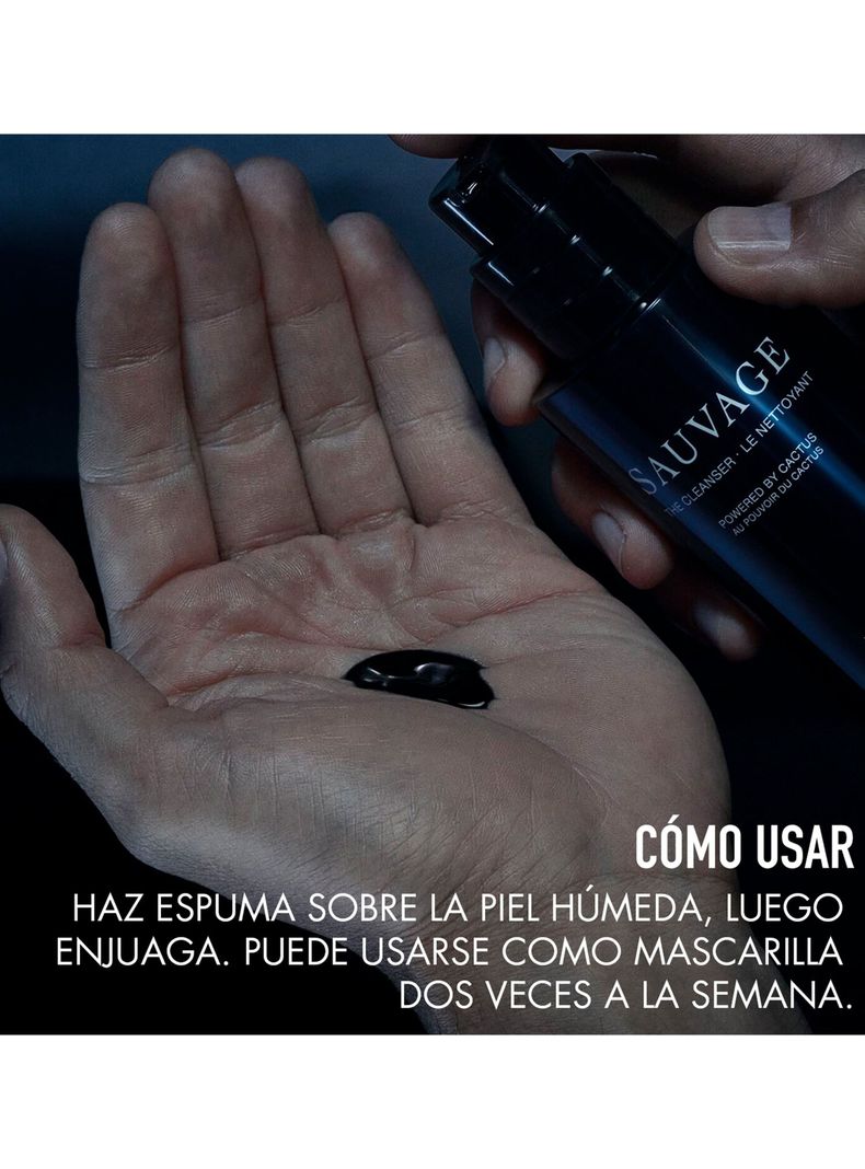 Limpiador Facial Sauvage 125ml Dior-3