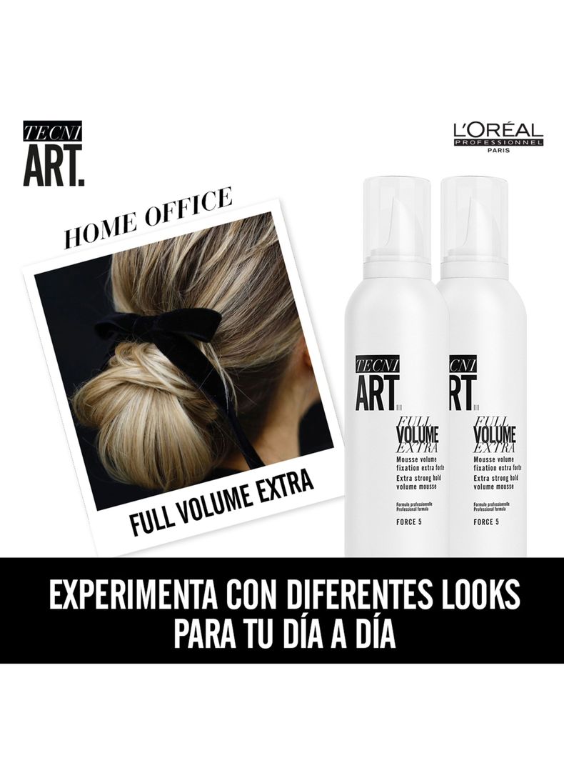 Mousse L'Oréal Professionnel Fijador Full Volume Extra 250 ml Tecni Art-4
