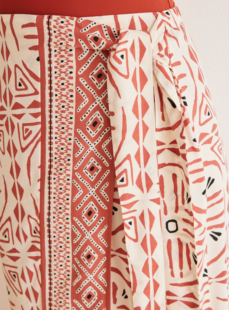 Pareo Midi Estampado Étnico-3