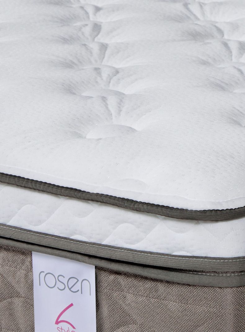 Cama Europea New Style 6 Base Dividida 2 Plazas + Respaldo-3