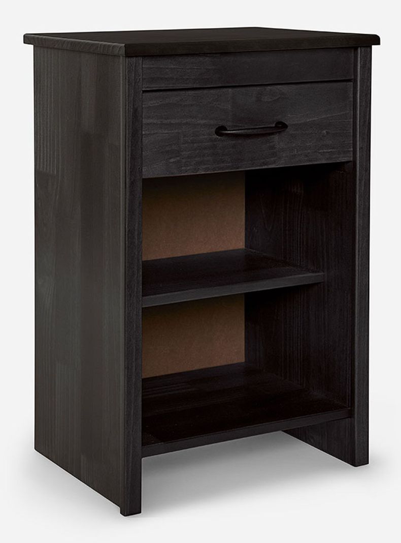 Cama Europea Driven King + Respaldo + Veladores Maurice Gris-2
