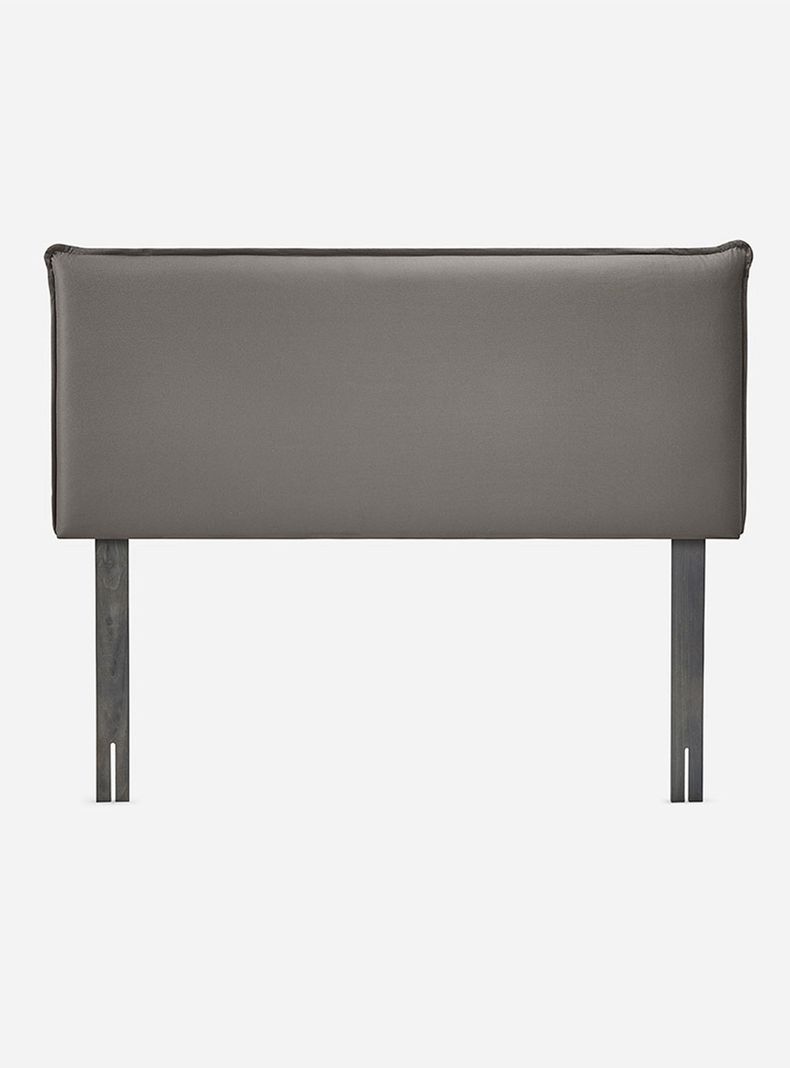 Cama Europea Driven 2 Plazas Base Dividida + Respaldo Maurice Gris-2