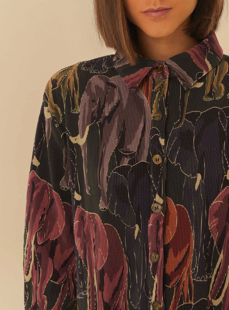 Blusa con Botones Efecto Arrugada-2