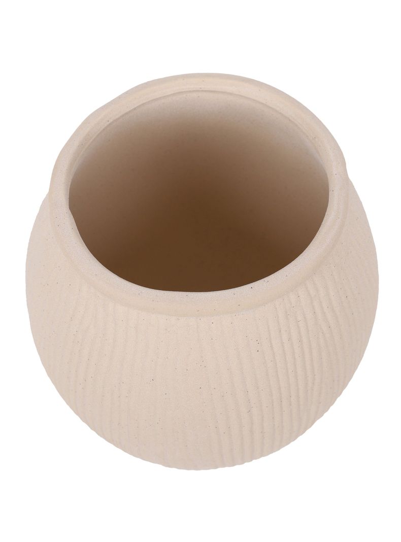 Jarrón Atacama Crema 15 cm-0