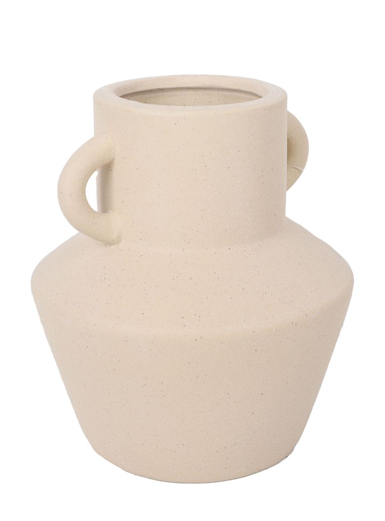 Jarrón Atacama Crema 16 cm-0