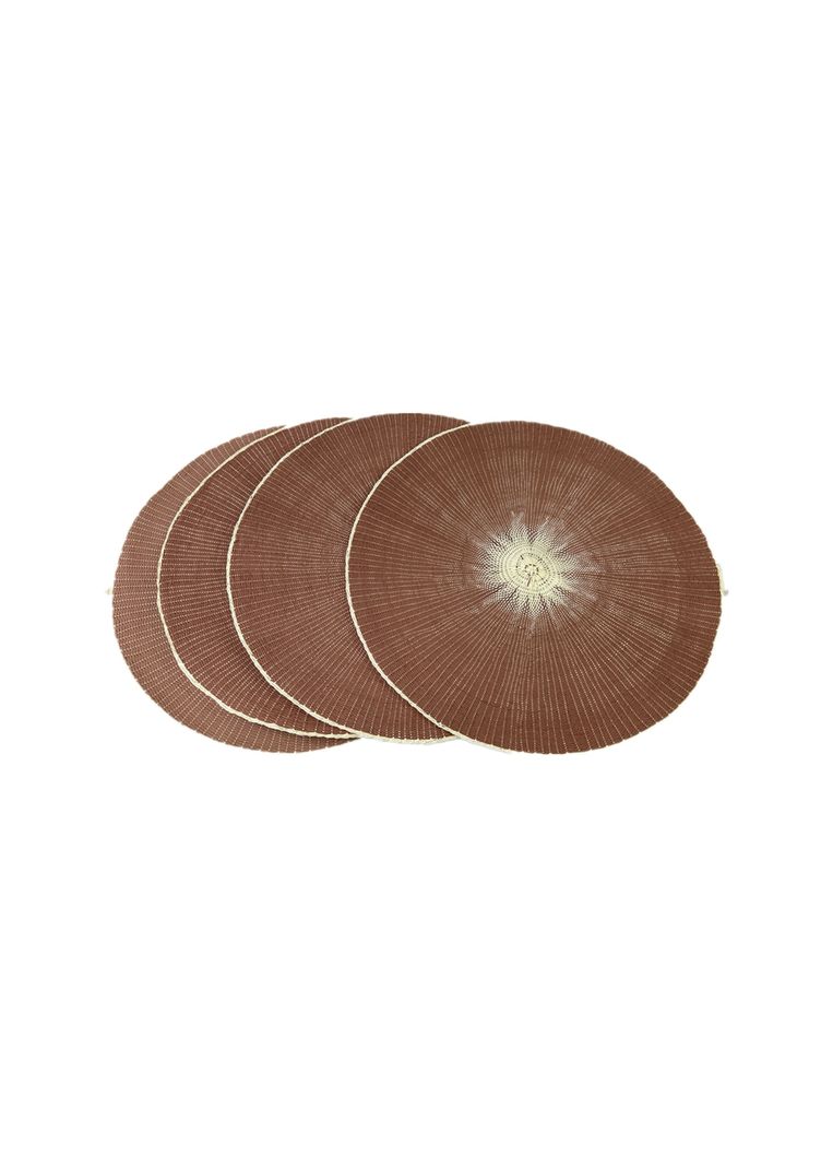 Set 4 Individuales Rosado 38 cm-0
