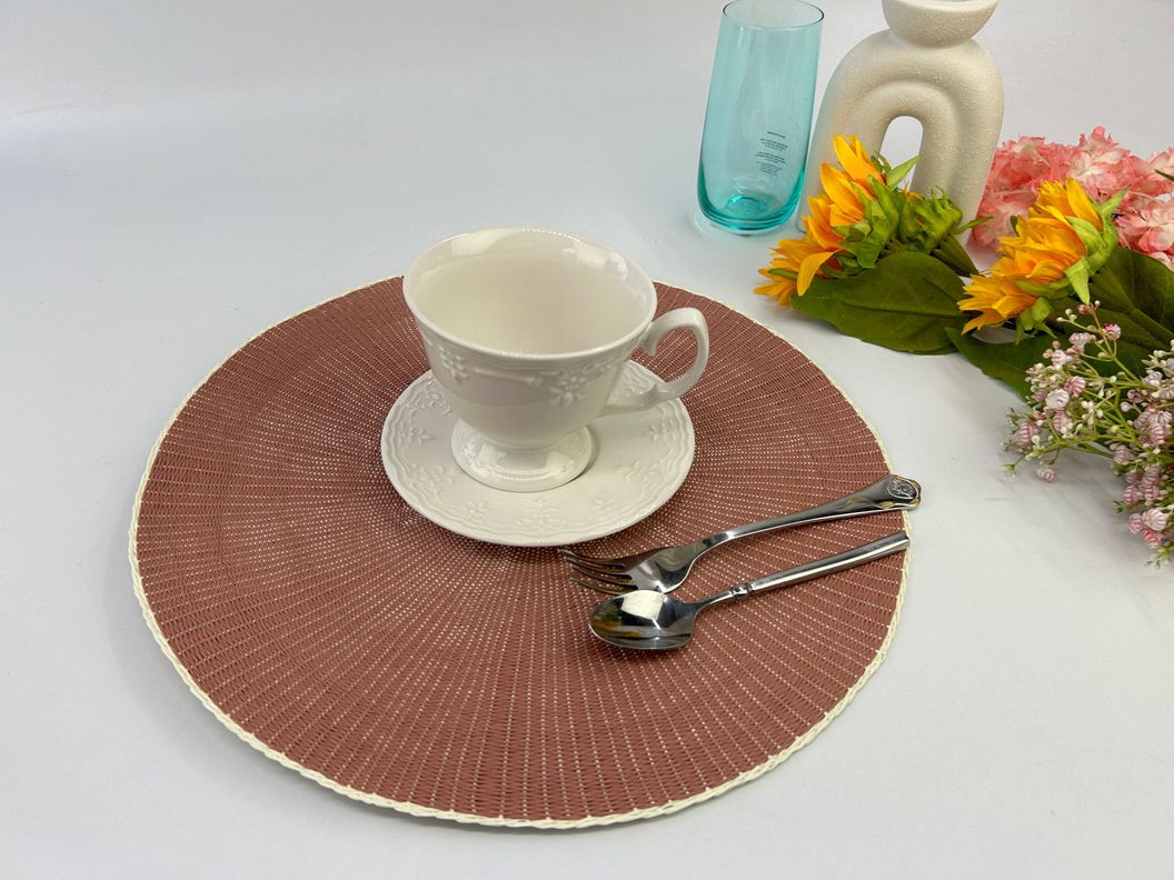 Set 4 Individuales Rosado 38 cm-1