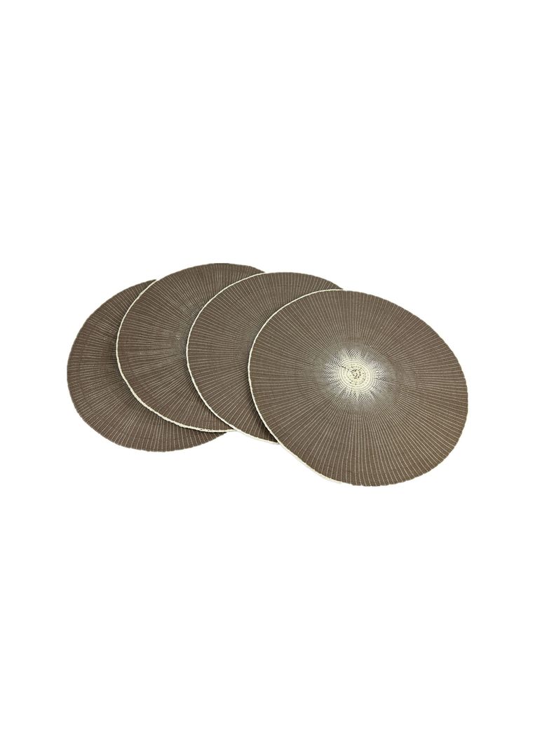 Set 4 Individuales Gris 38 cm-0