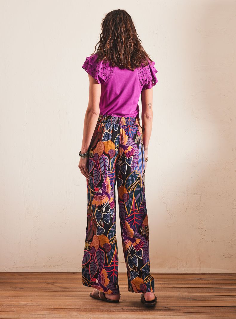 Pantalón Estampado Tipo Tropical-5