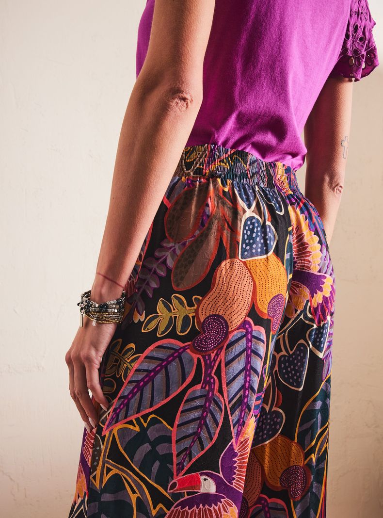 Pantalón Estampado Tipo Tropical-3