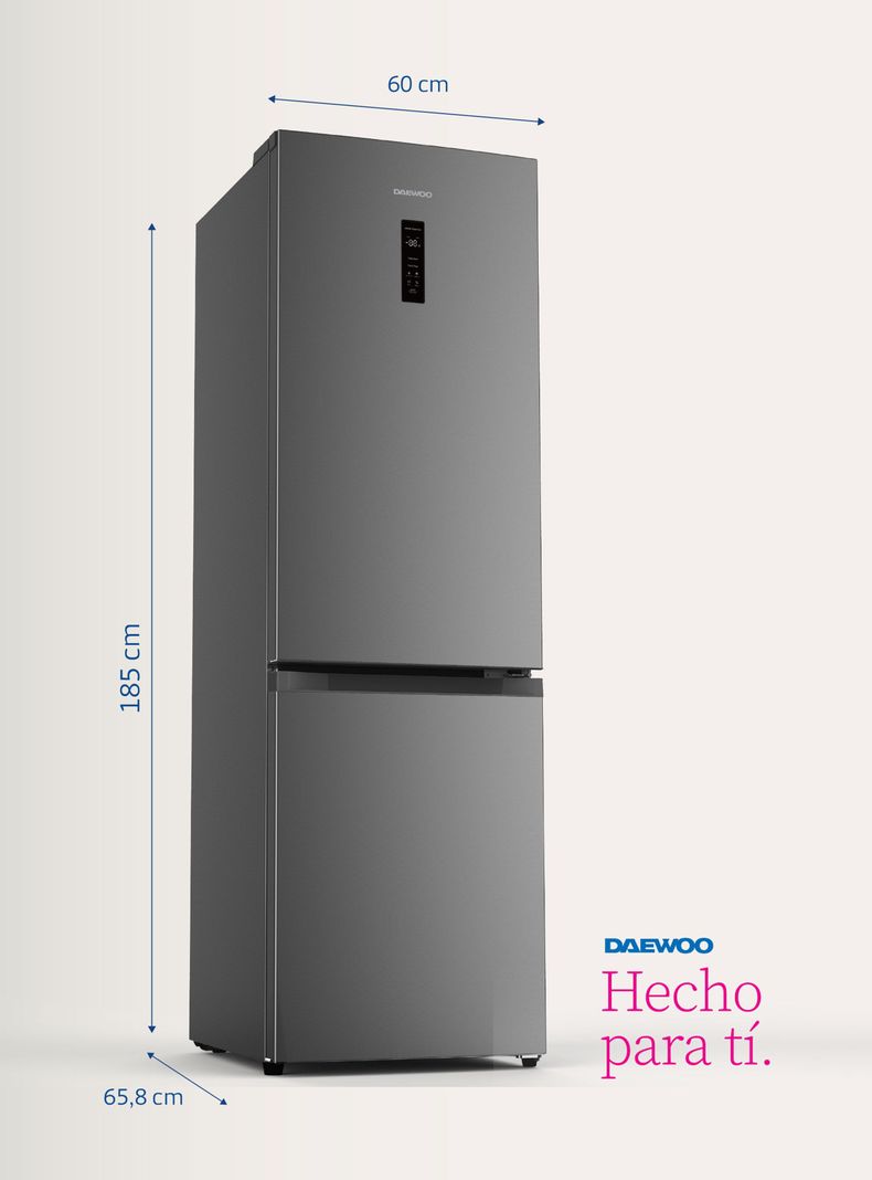 Refrigerador Bottom Freezer No Frost 320 Litros DRDCC412NFNNDCL-1