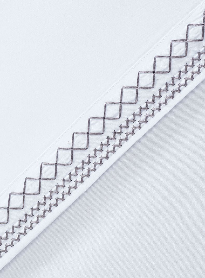 Juego de Sábanas Broderie Blanco 1.5 Plazas-1