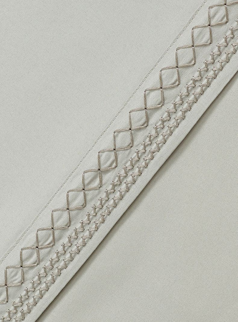 Juego de Sábanas Broderie Beige 2 Plazas-1