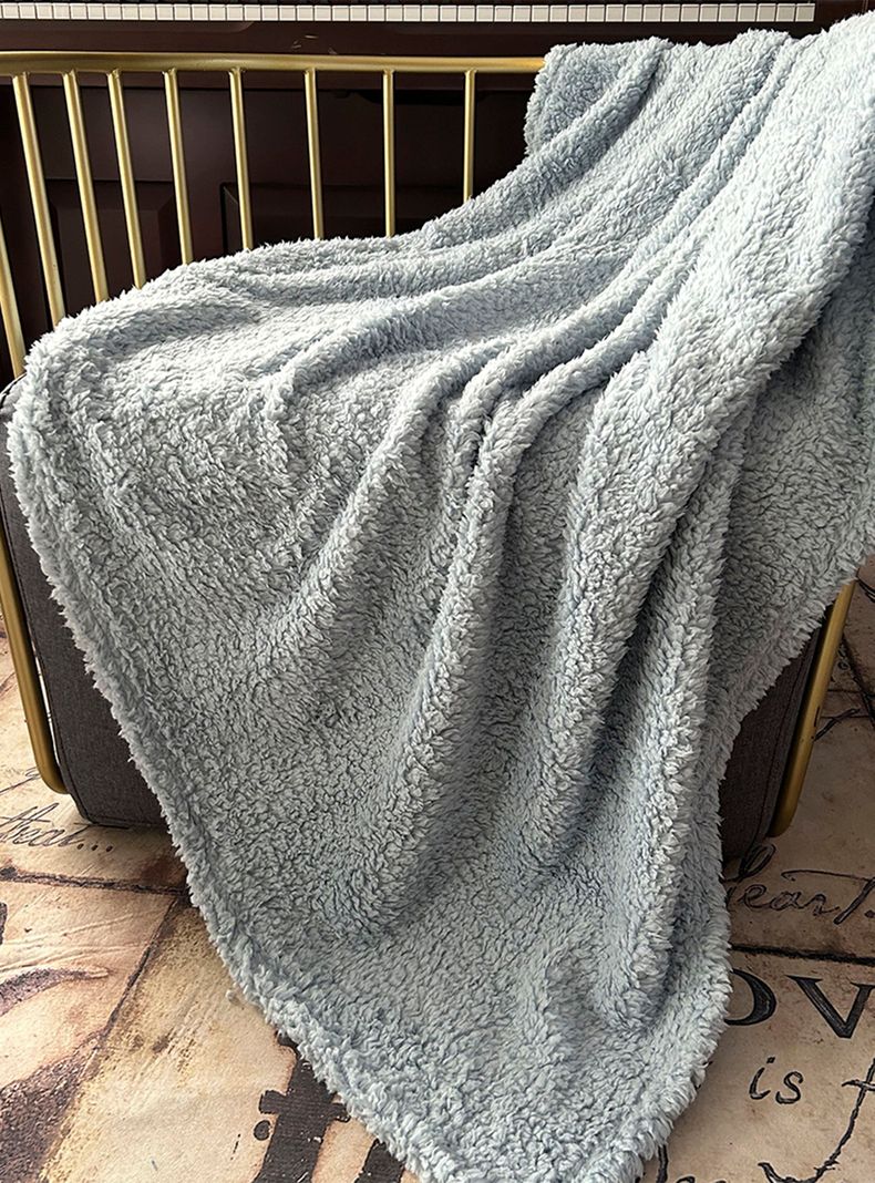 Manta Sherpa Celeste 125x150 cm-2