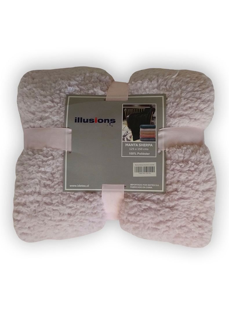 Manta Sherpa Lavanda 125x150 cm-0