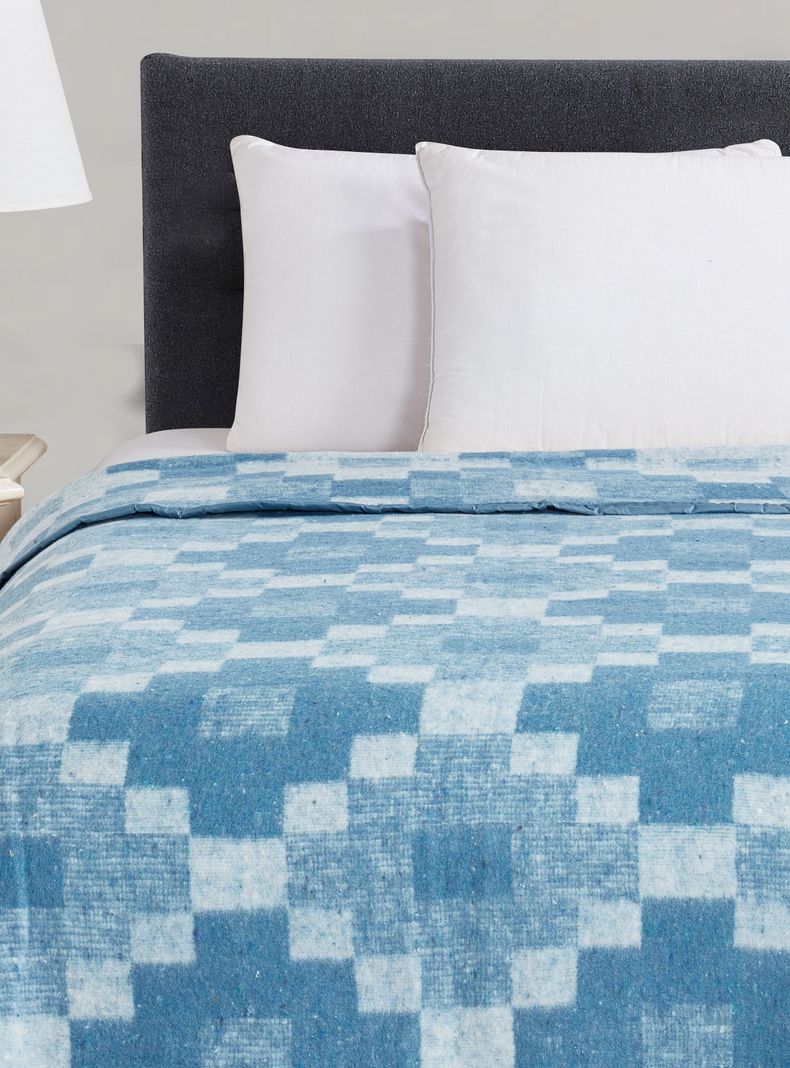 Frazada Jacquard Celeste King-0