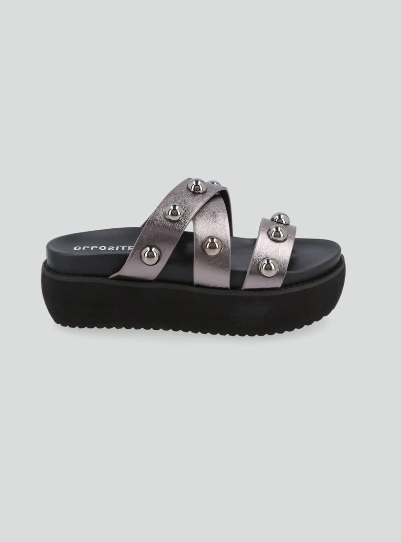 Sandalia Plataforma Tachas Mujer-1