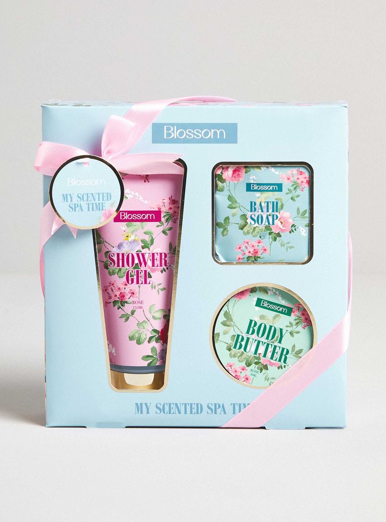 Set de Belleza Caja Floral Rose 3 Piezas-2