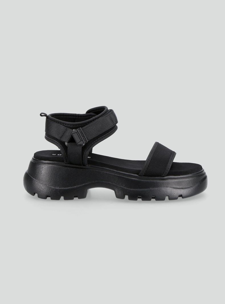 Sandalia Plataforma Deportiva Velcro Mujer-1