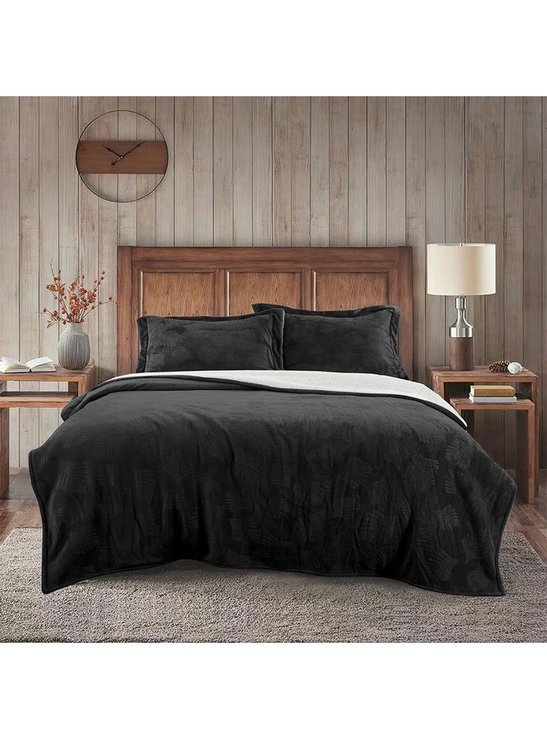 Cobertor Embossed Dark 1.5 Plazas-1