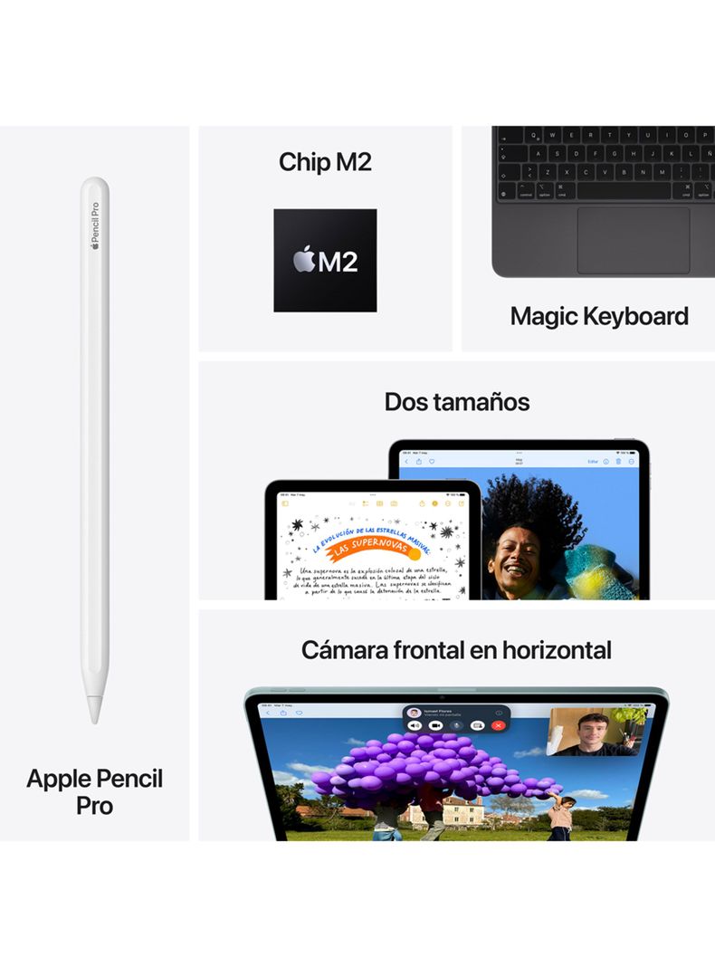 Apple iPad Air 11" WiFi Chip M2 256GB Azul-6