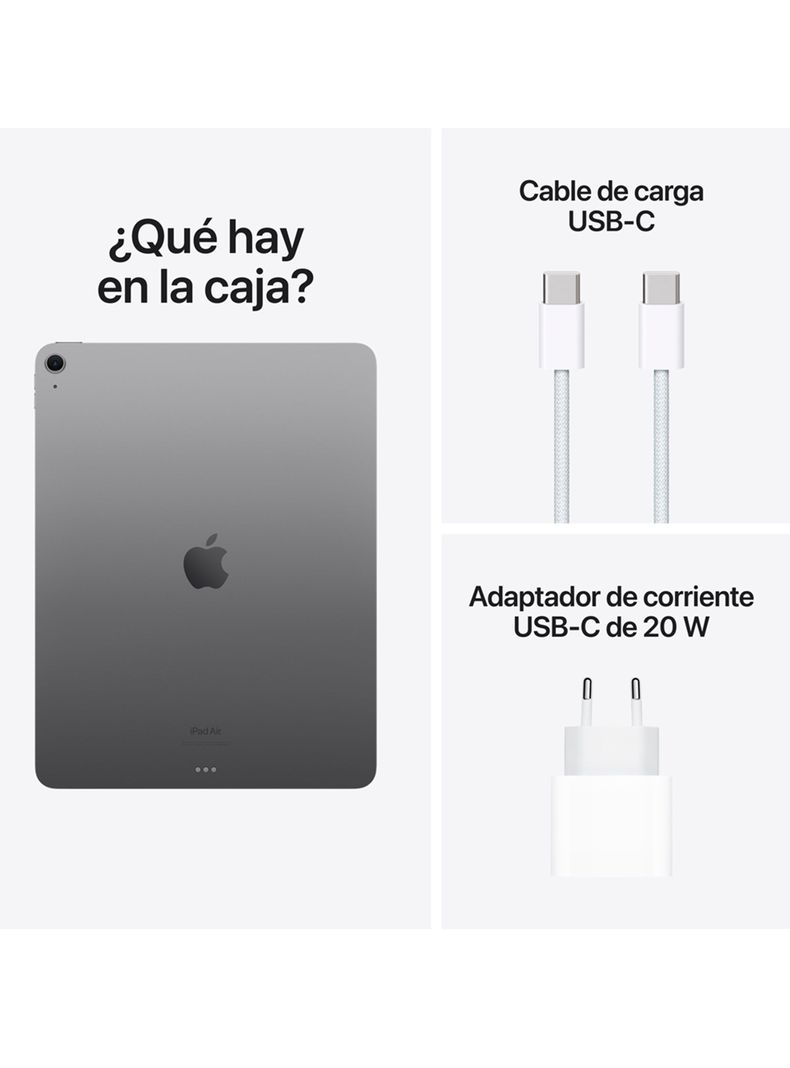 Apple iPad Air 13" WiFi Chip M2 256GB Gris Espacial-4